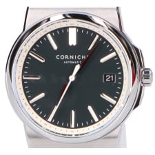コーニッシュ Ref.89306 ラグランデコーニッシュ ブルーダイヤルデイト自動巻き腕時計 買取実績です。