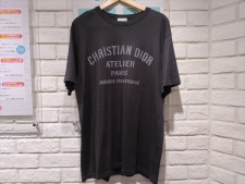 ディオール 043J615A0589 ブラック アトリエロゴ クルーネックTシャツ 買取実績です。