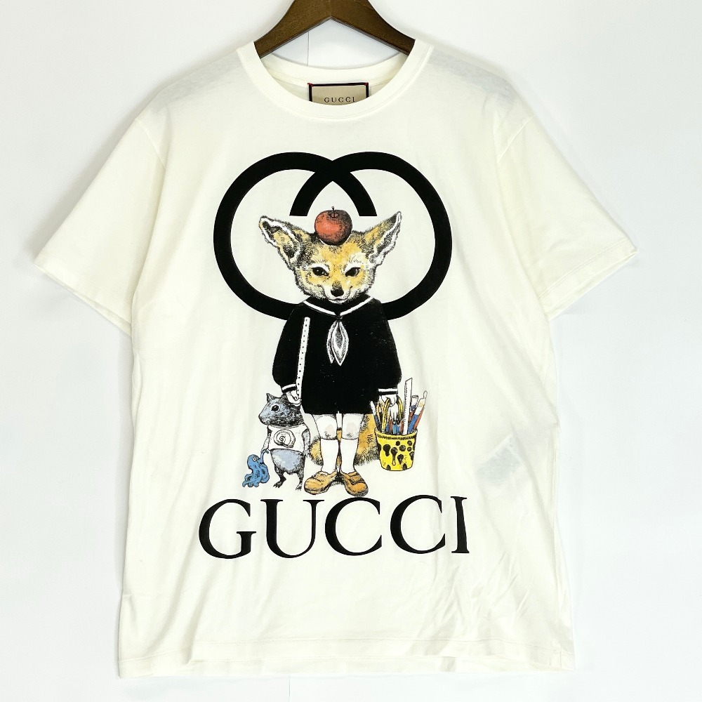 宅配買取センターで、グッチのヒグチユウココラボのプリントクルー  