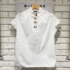 新宿店で、ルイヴィトンの19SS、ホワイトフリルスリーブブラウス、1A5M05を買取いたしました。状態は綺麗な状態の中古美品です。