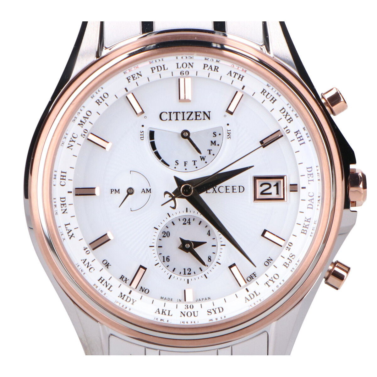 シチズンの45周年記念モデル AT9134-68W Cal.H820 スーパーチタニウム デイ＆デイト エコ・ドライブ電波 腕時計の買取実績です。