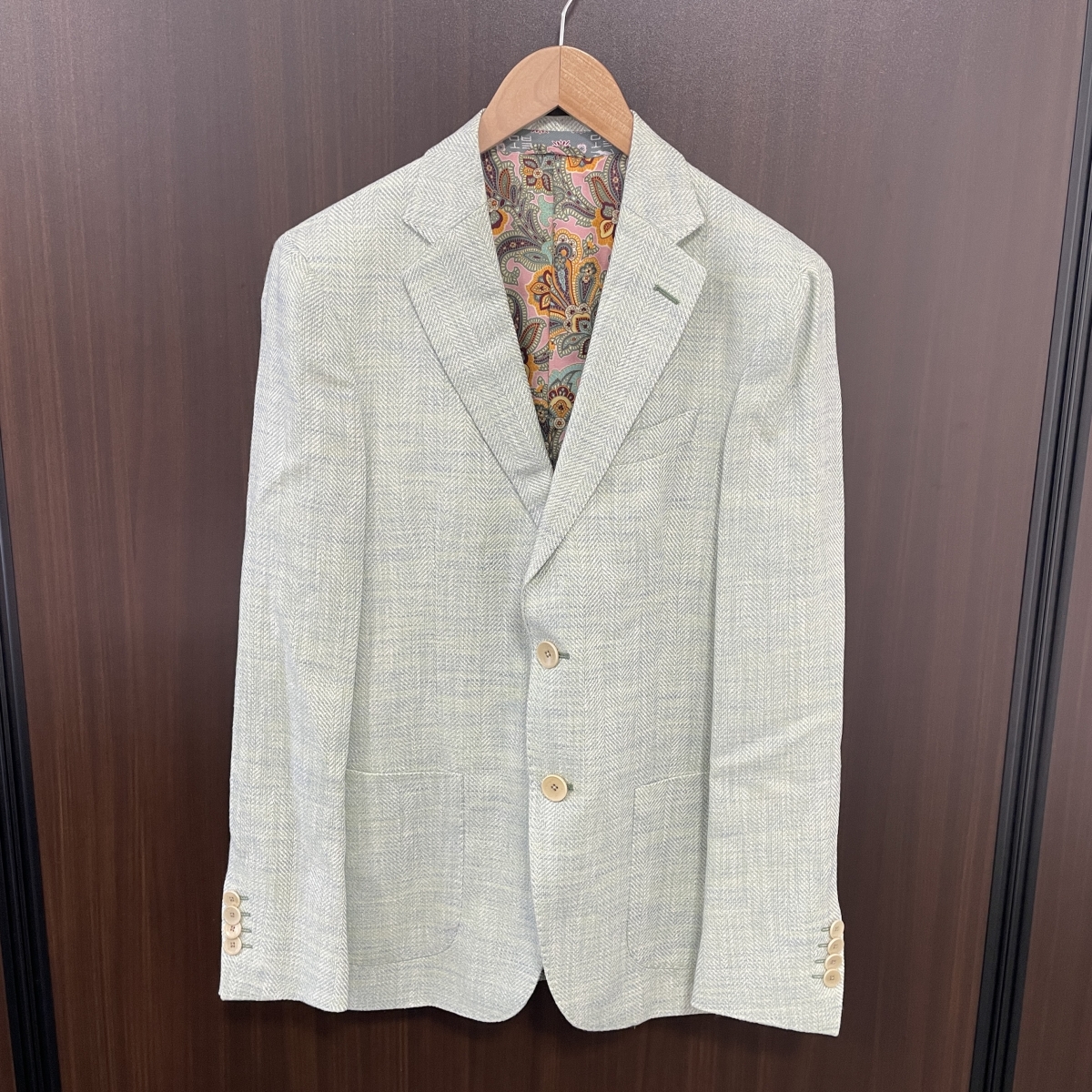 エコスタイル心斎橋店で、エトロの22年製のコットンリネン素材の