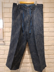 ポータークラシック KASURI WIDE PANTS 絣(カスリ) ワイドパンツ 買取実績です。