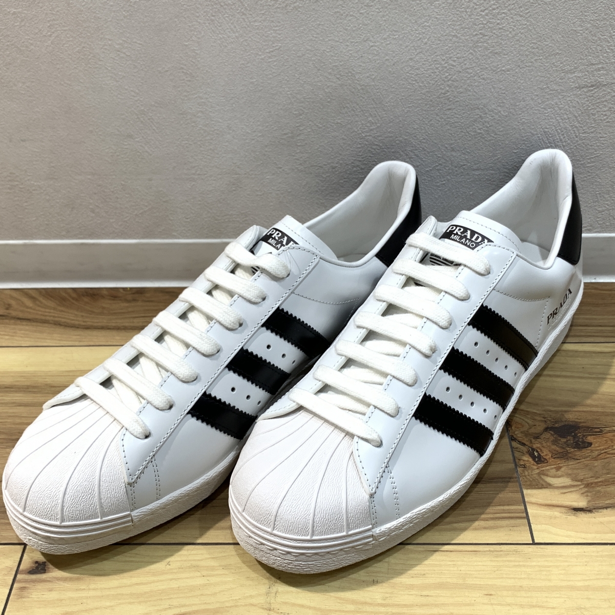 鑑定証明書】PRADA×adidasプラダ×アディダススーパースター 黒 鑑定証明書】PRADA×adidasプラダ×アディダススーパースター 黒