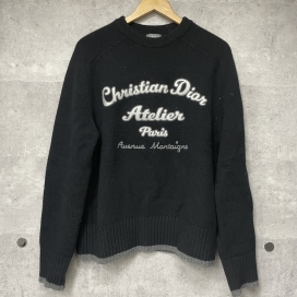 ディオールの22SS ブラック 213M640AT298 アトリエ刺繍クルーネックニットの買取実績です。