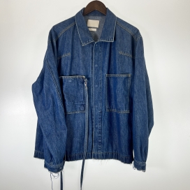 ヨークのインディゴ ブルー デタッチャブル ポケット デニム ジャケット  YK21SS0196bの買取実績です。