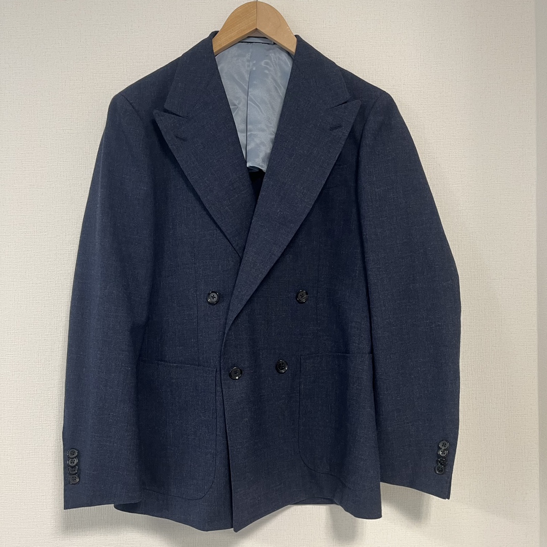 美品 RING JACKET MEISTER カシミヤ混 テーラードジャケット