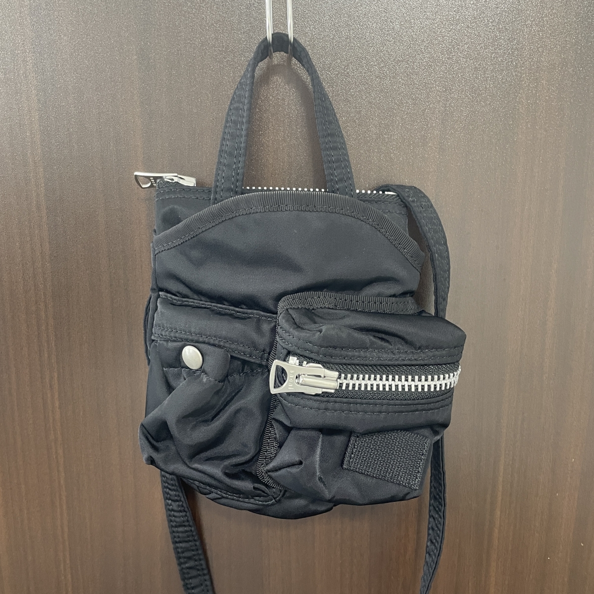 ポーターを心斎橋で買取。サカイとコラボしたポケットバッグスモール 