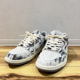アミリの23SS ホワイト×ブラック SKEL TOP LOW スニーカー SS23MFS003030の買取実績です。