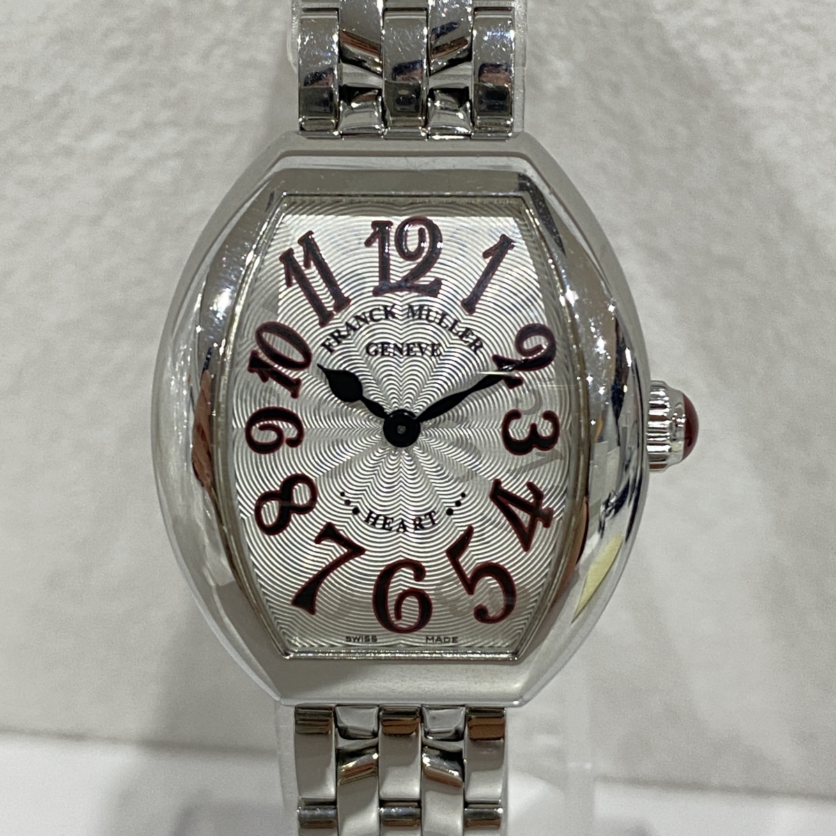 フランクミュラーの5002SQZJA シルバー ハートトゥハート クウォーツ 腕時計の買取実績です。
