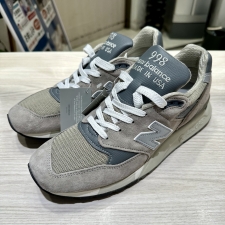 ニューバランス グレー U998GR スニーカー 買取実績です。