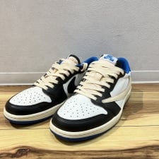 ナイキ ×トラビス・スコット×フラグメント エアジョーダン 1 レトロ ロー オリジナル SP ミリタリーブルー×ブラック DM7866-140 買取実績です。