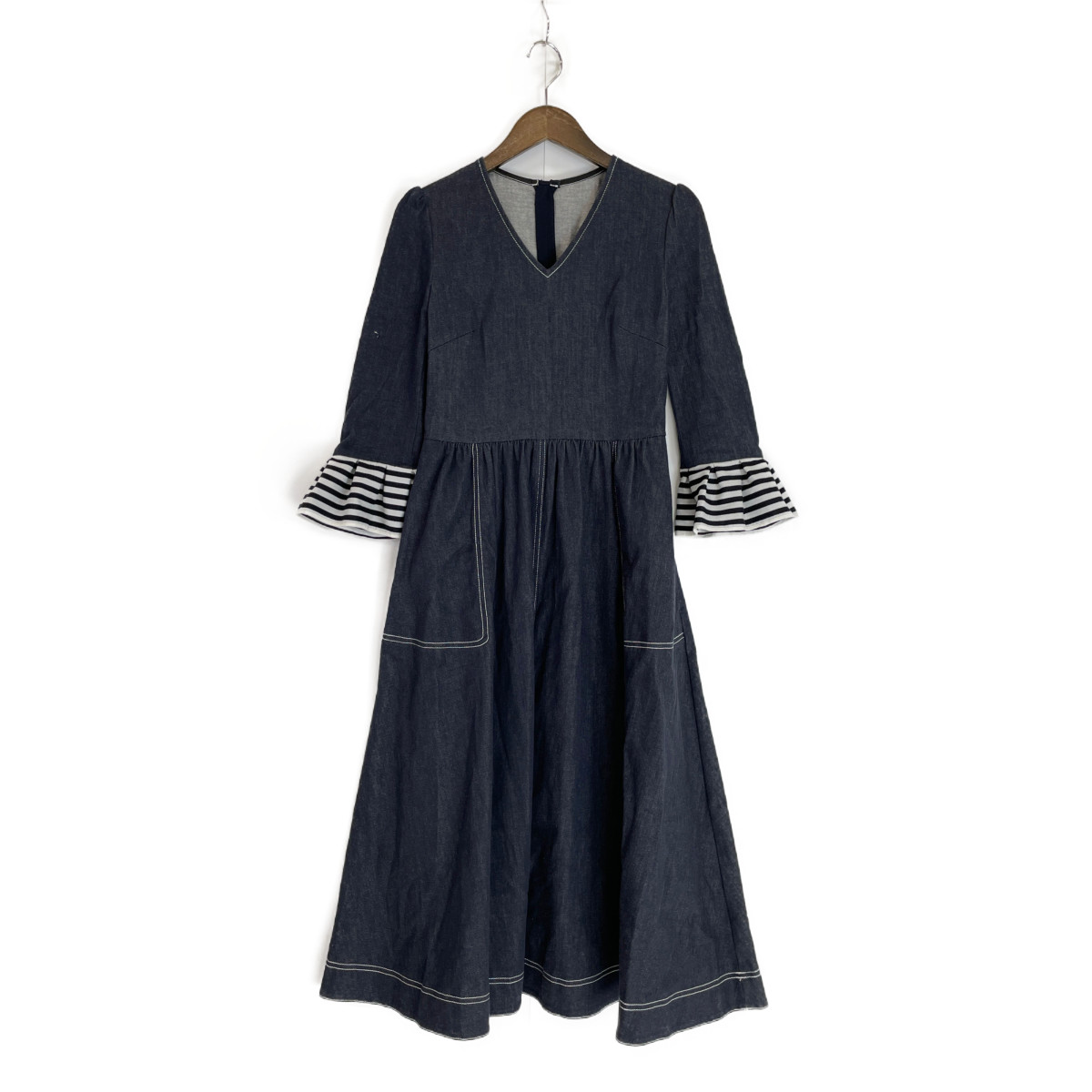 ボーダーズアットバルコニー　ワンピース ボーダーズアットバルコニー Twill Shirt Dress ワンピース