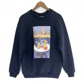 プランシーのブラック グラス写真プリント スウェットの買取実績です。