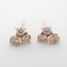 カシケイ MUKU K18 0.76ct ブラウンダイヤモンド ピアス 買取実績です。