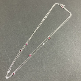 ティファニーのバイザヤード スプリンクル 12Pダイヤルビー ネックレスの買取実績です。