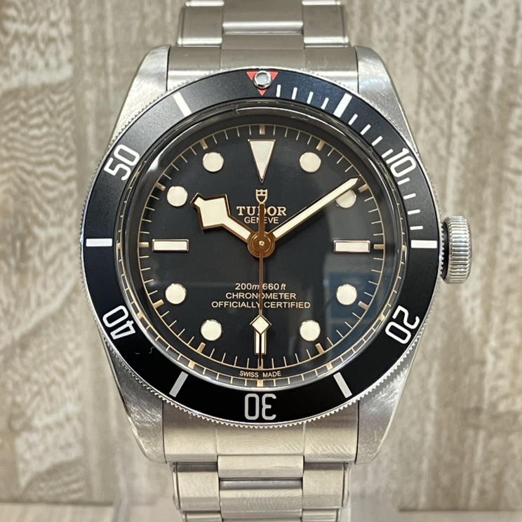 チューダー（チュードル）のステンレスベルト 自動巻き腕時計 ブラックベイ 79230の買取実績です。