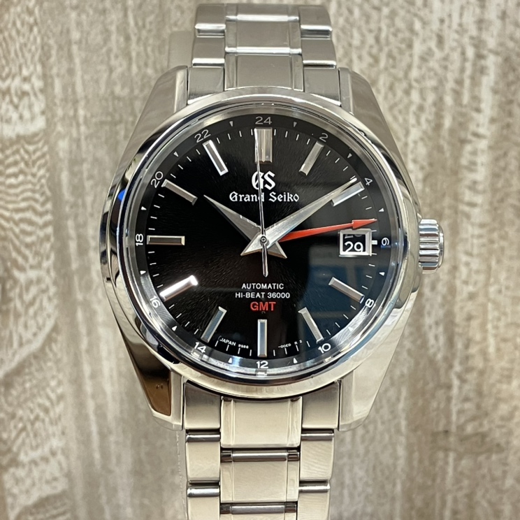 グランドセイコーのメカニカルハイビートGMT 自動巻き腕時計 SBGJ203の買取実績です。