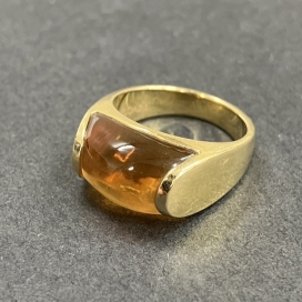 ブルガリの750YG シトリン トロンケットリングの買取実績です。