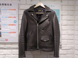 ファインクリークのACJK045 5th記念 LEON Deerレオンディア ディアスキン ダブルライダースの買取実績です。