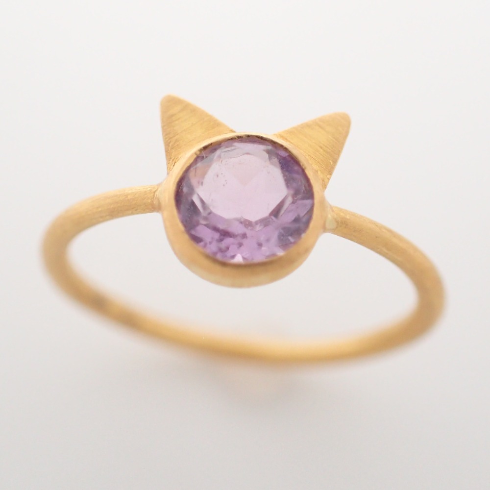 Marie-Helene de Taillac アメジスト チェーンリング 廃盤 MARIE