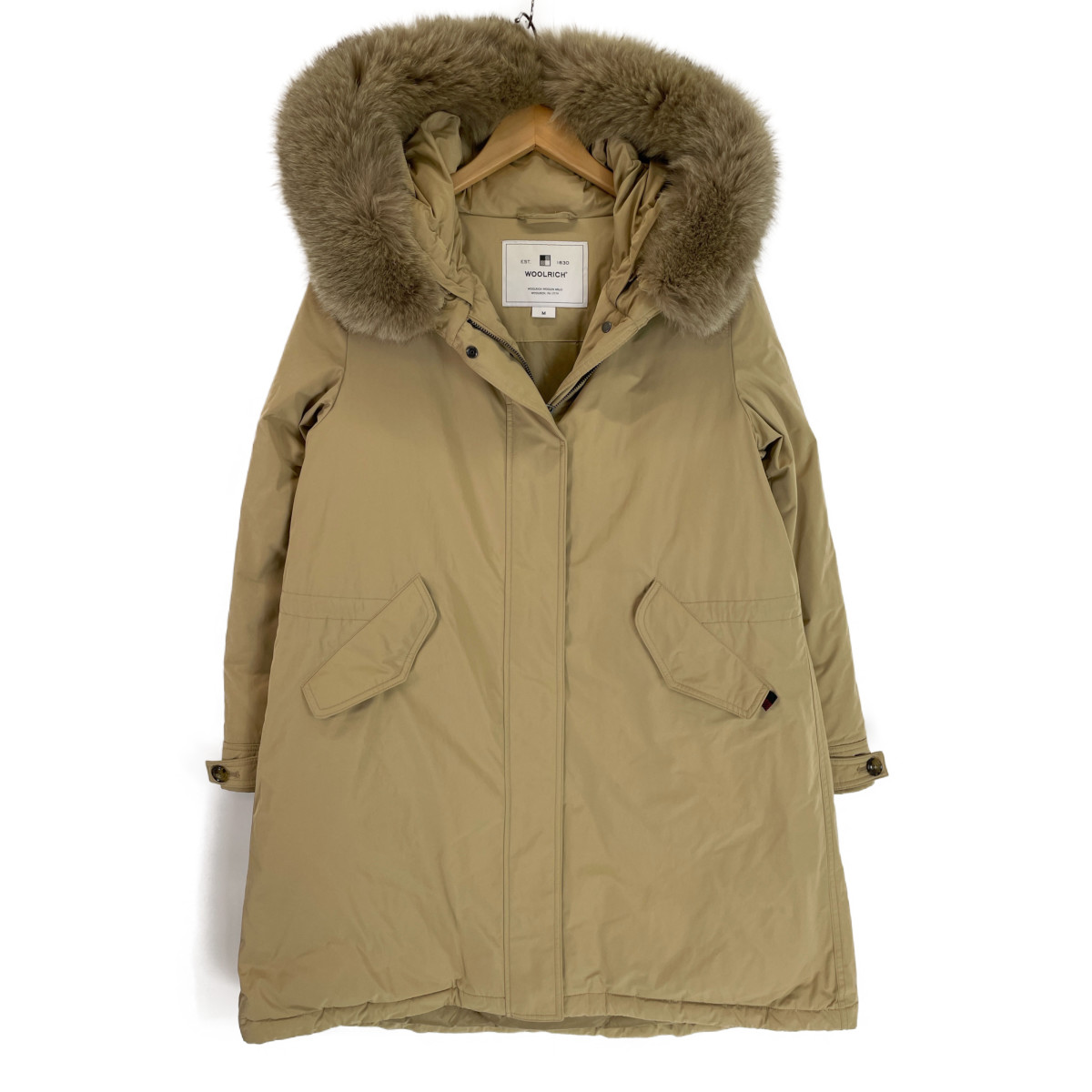 ウールリッチ woolrich リアルファー付きレザージャケット