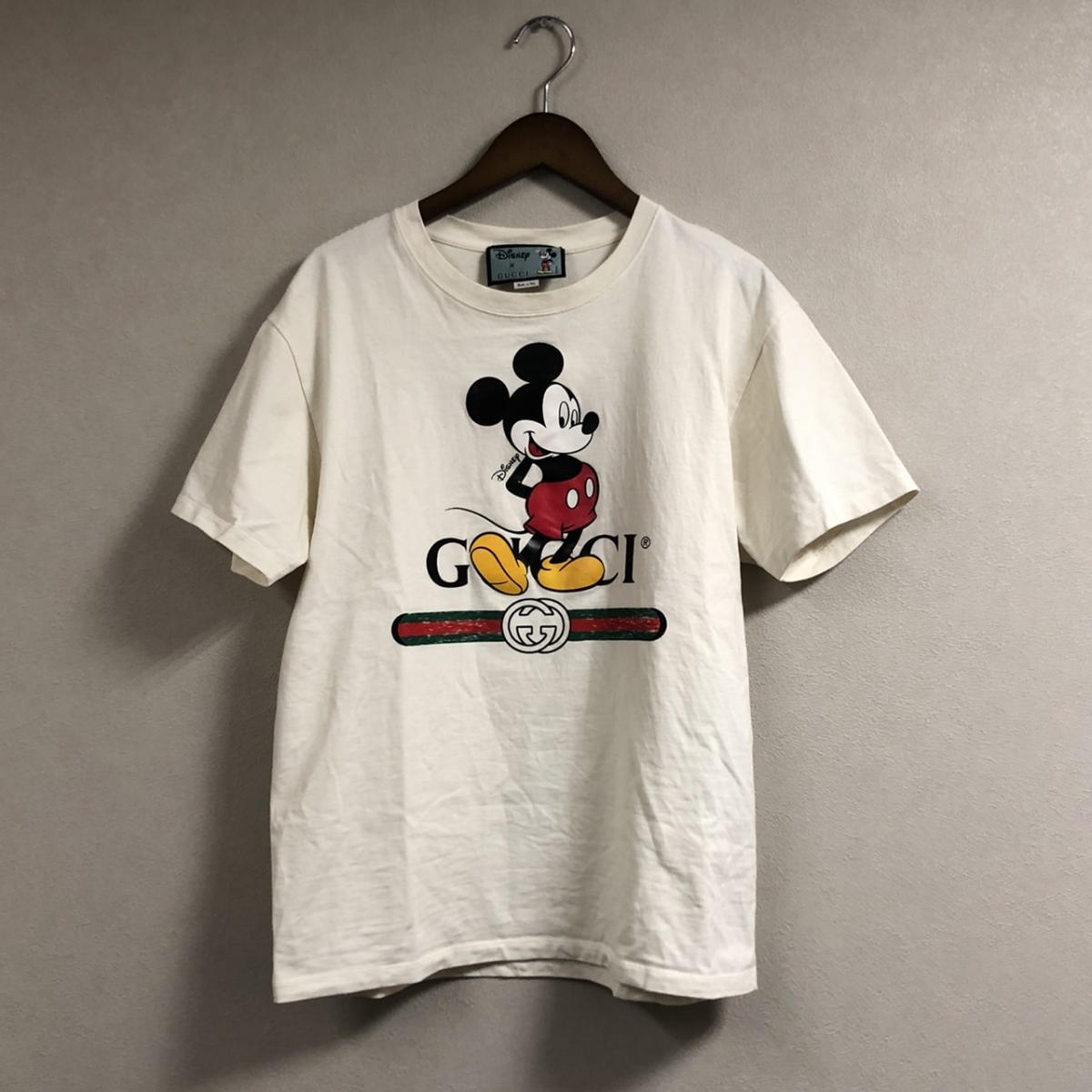 グッチの2020年SS ×Disney・ディズニー 565806 XJB66 ミッキーマウスプリントTシャツの買取実績です。
