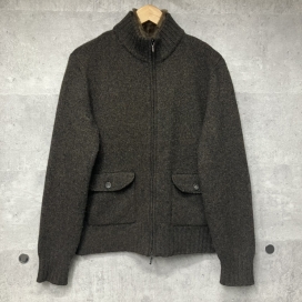 ロロピアーナのカシミヤ ヌートリアファー×ゴートレザー ニットブルゾンの買取実績です。