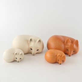 リサラーソンのLILLSKANSENシリーズ LL1710 Skansen Fox 雪の中のFOX ミディアム ミニ 計4点の買取実績です。