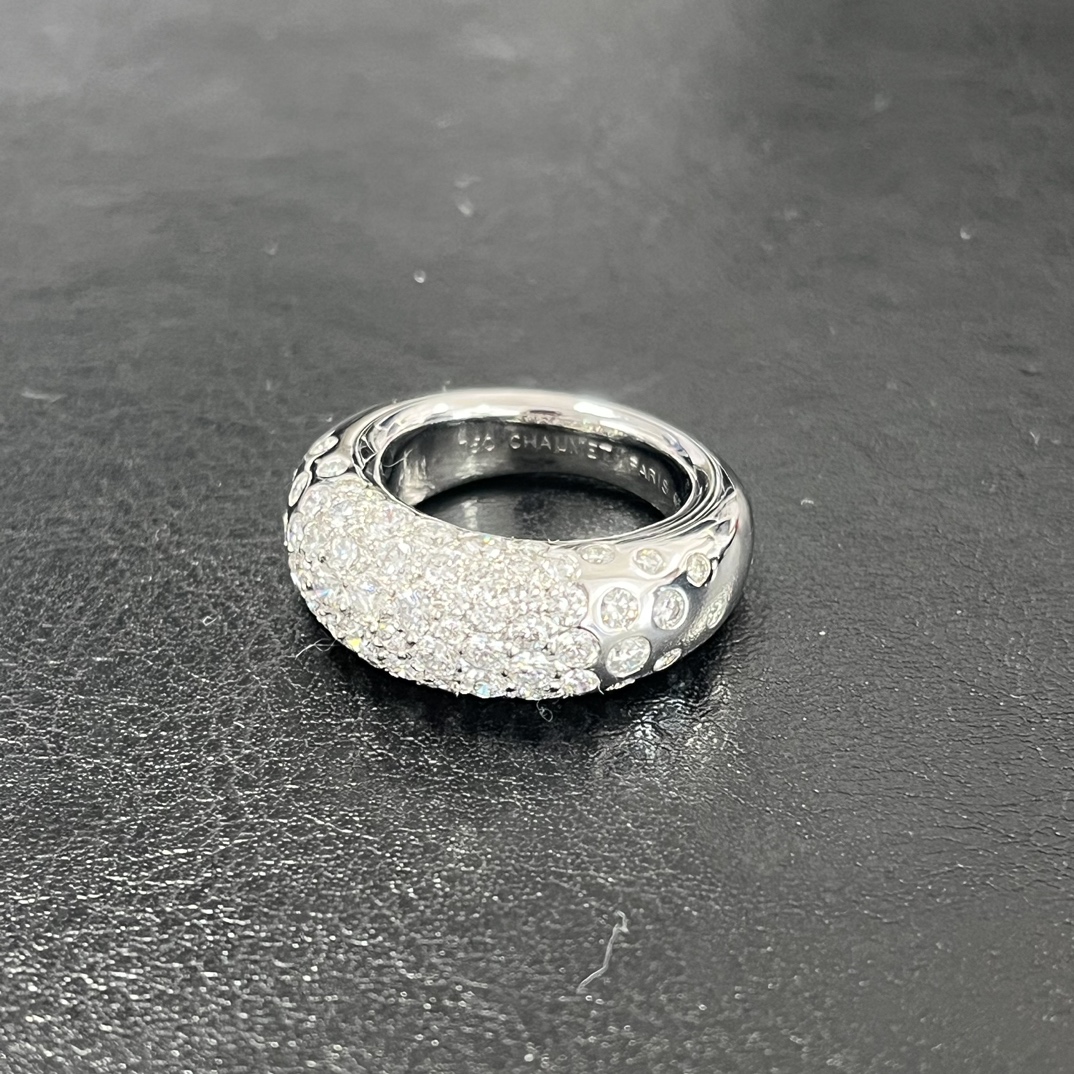 ヴィンテージ CHAUMET ショーメ アノーリング K18YG 13号#53 ショーメ