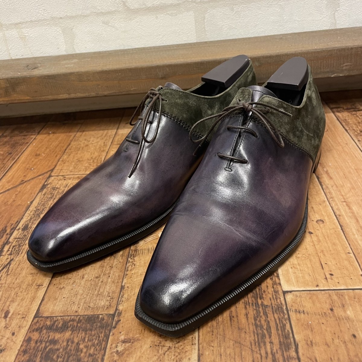 ベルルッティ⭐︎アレッサンドロ71/2ブラックパティーヌ／ホールカット ベルルッティ⭐︎アレッサンドロ71/2ブラックパティーヌ／ホールカット