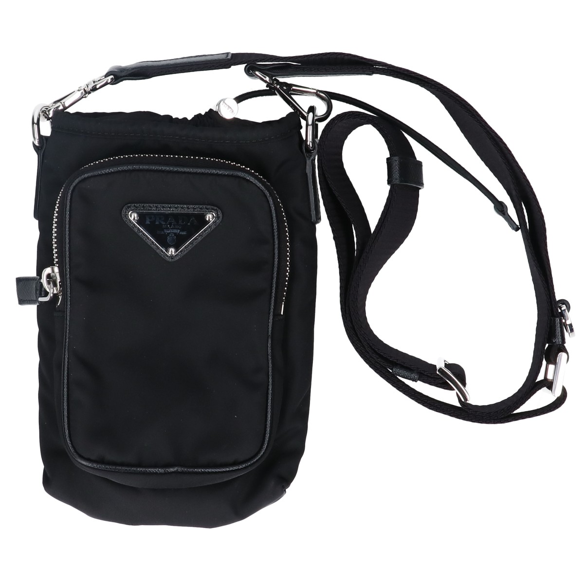 PRADA(プラダ) 吊るそ 携帯電話ケース美品 Re-Nylon