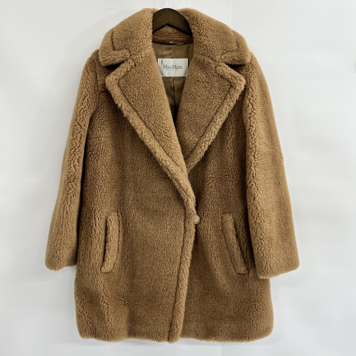 マックスマーラ MaxMara テディベア アイコンコート キャメル Sサイズ