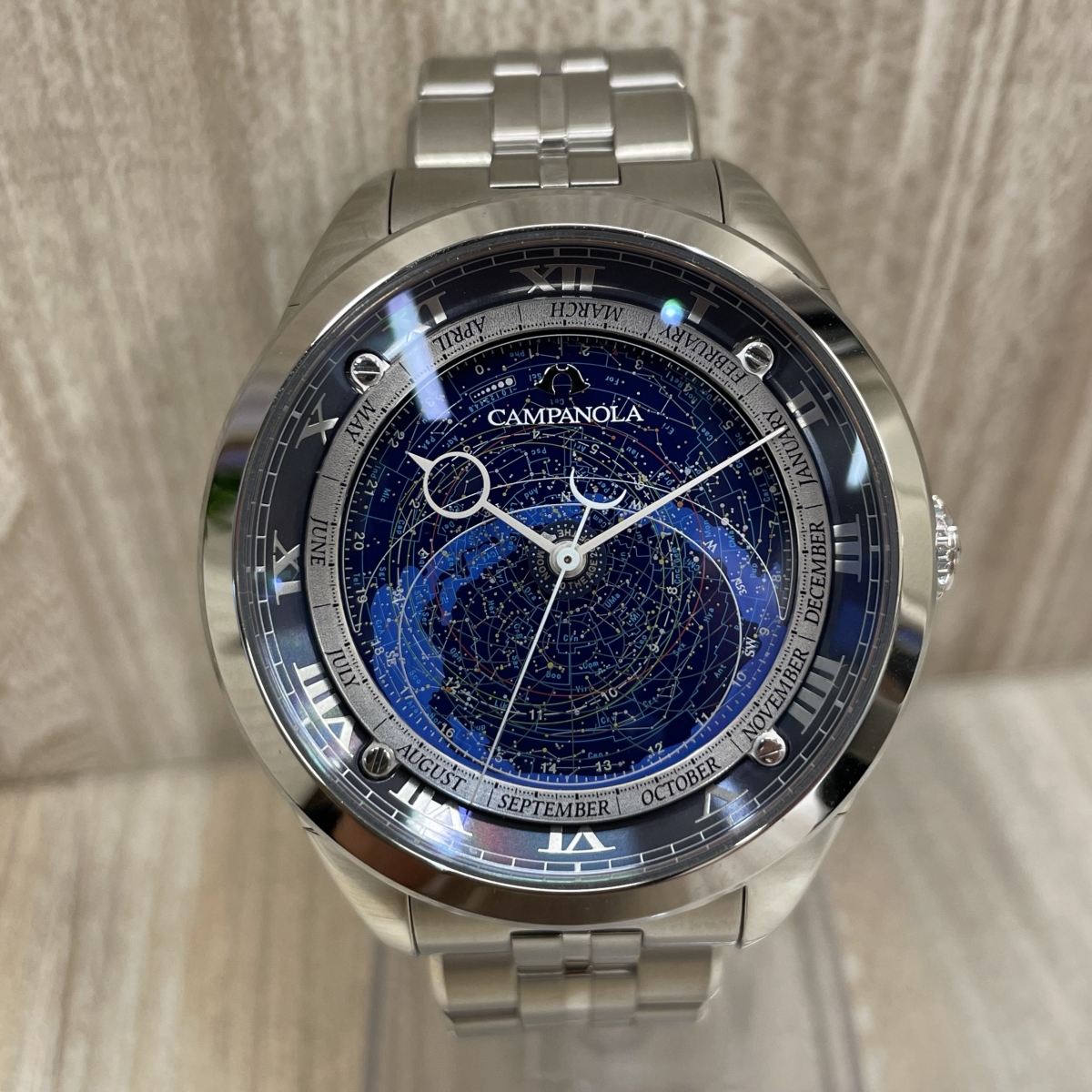 カンパノラのSS A04010-51L CAL.4398 コスモサインコレクション 自動巻き時計の買取実績です。