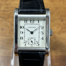 心斎橋店でロンジンの18K素材使用のヴィンテージ手巻き時計のドルチェヴィータ（L5 669.6）を買取しました。状態は目立つ傷、汚れ、使用感のある中古品です。