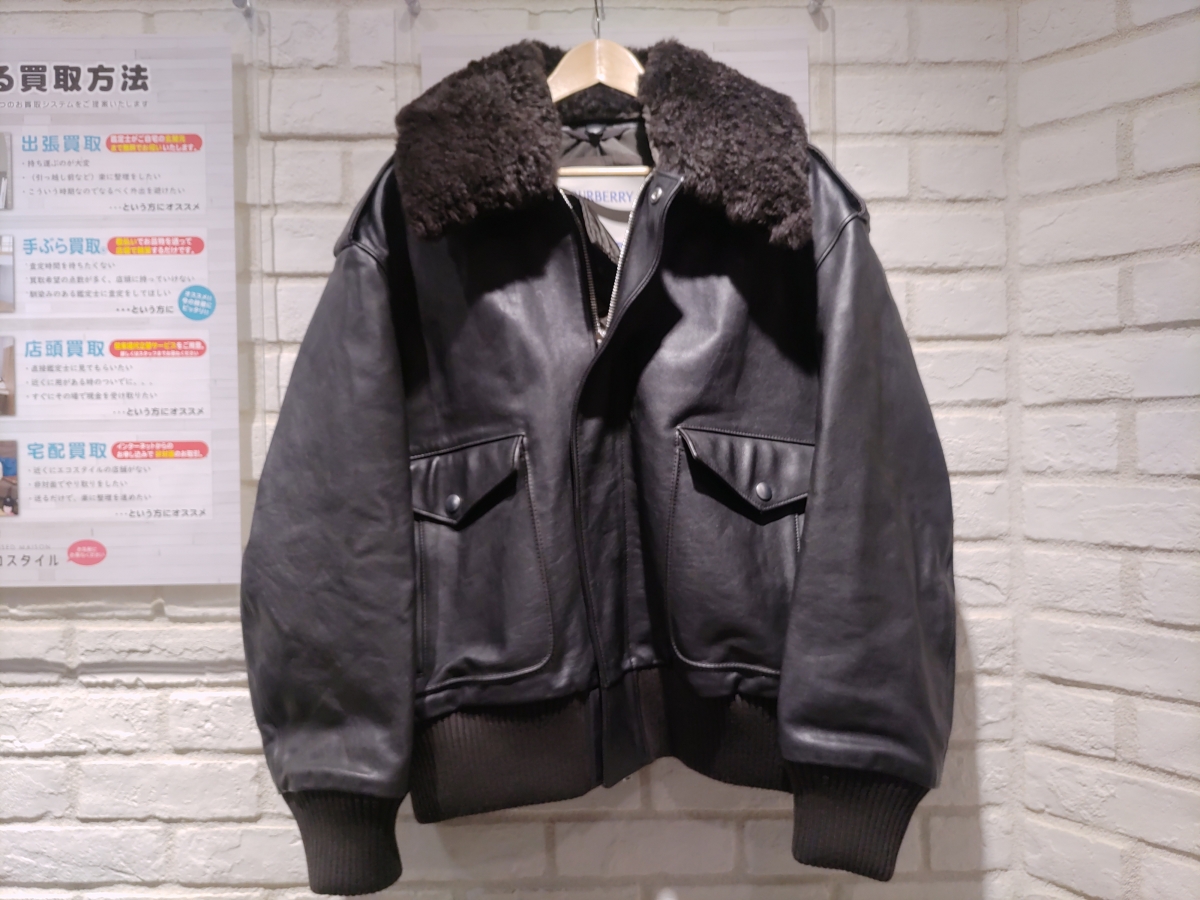 Burberry バーバリー　レザージャケット Burberry バーバリー レザージャケット | ブラック | FARFETCH JP
