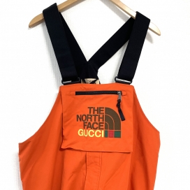 グッチの21AW ×TNF 663768 オレンジ ロゴ オーバーオールの買取実績です。