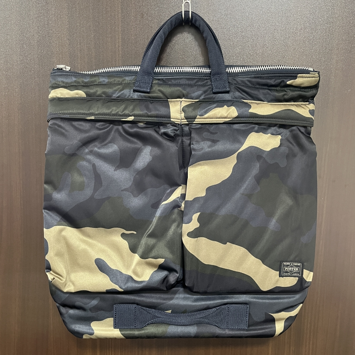 PORTER / COUNTER SHADEHELMETBAG 心斎橋でポーターを買取。カモ柄の 