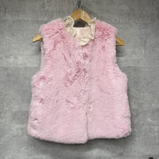 レモンプレット ピンク LVT019KRFKF FAUX FUR KIRE LACE DETAIL VEST エコファーベスト 買取実績です。