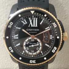 カルティエ カリブル ドゥ カルティエ ダイバー ADLCコーティング W2CA0004 K18PG×SS 自動巻 腕時計 買取実績です。