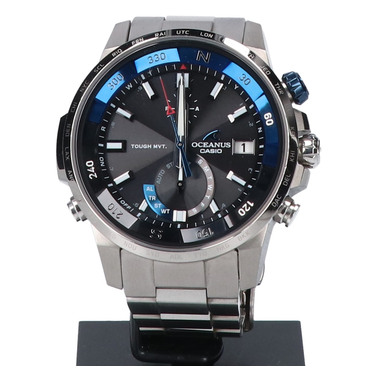 カシオのOCW-P1000-1AJF オシアナスカシャロ マルチバンド6 タフソーラー電波腕時計 の買取実績です。