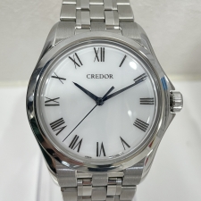 セイコー クレドール シースルーバック 手巻き時計 クオン GCLX997 買取実績です。