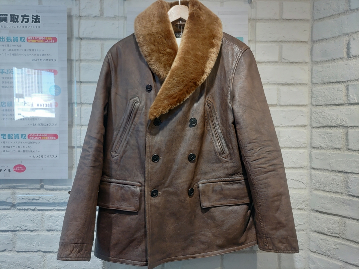 ラルフローレンの23AW MNRROTW12820101 シアリング レザー ランチコートの買取実績です。