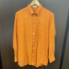 エルメス ｺﾞﾙﾁｴ期 オレンジ セリエボタンカフス ボタンダウンコットンシャツ 買取実績です。