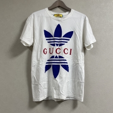 グッチ ×アディダス ロゴプリントTシャツ 548334 買取実績です。