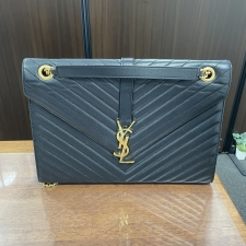 サンローラン 342023 ブラック カレッジ チェーンショルダーバッグ 買取実績です。