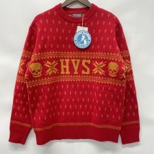 浜松入野店で、ヒステリックグラマーの22年秋冬のスカル×ノルディックジャガードセーター、02223NS12450を買取ました。状態は未使用品です。
