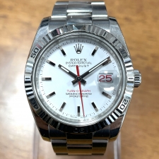ロレックス SS×WG 116264 デイトジャスト ターノグラフ 自動巻き時計 買取実績です。