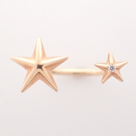 スタージュエリーのK10 0.01ct ダイヤモンド スターデザイン リングの買取実績です。