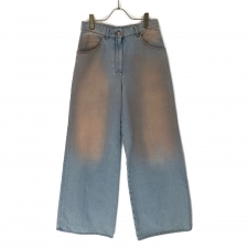シャネル 24SS P76361V68290 グラデーションラインストーンココマーク ワイドデニムパンツ 買取実績です。